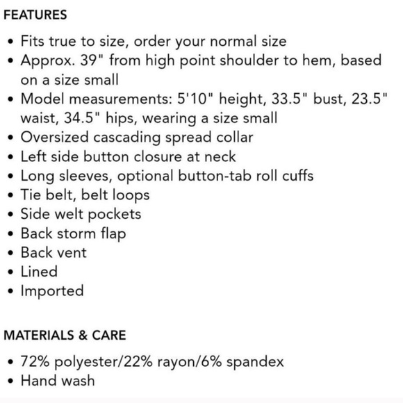 Soia & Kyo Ornella Cream Trench Coat - Picture 5 of 8